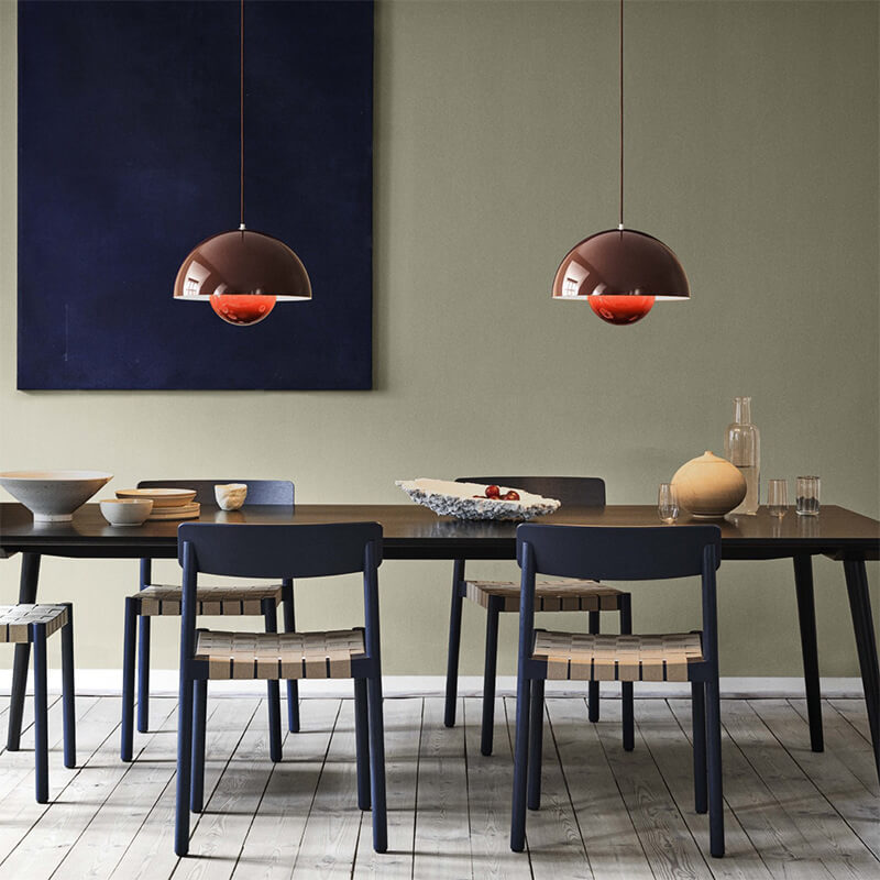 Rebolet | Frendorf – Macaron Pendelleuchte Halbkugel im nordischen Kuppel-Design