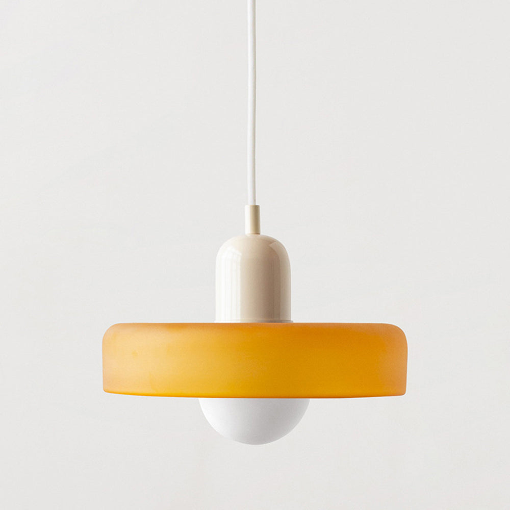 Rebolet | Bauhaus-Pendelleuchte aus farbigem Glas