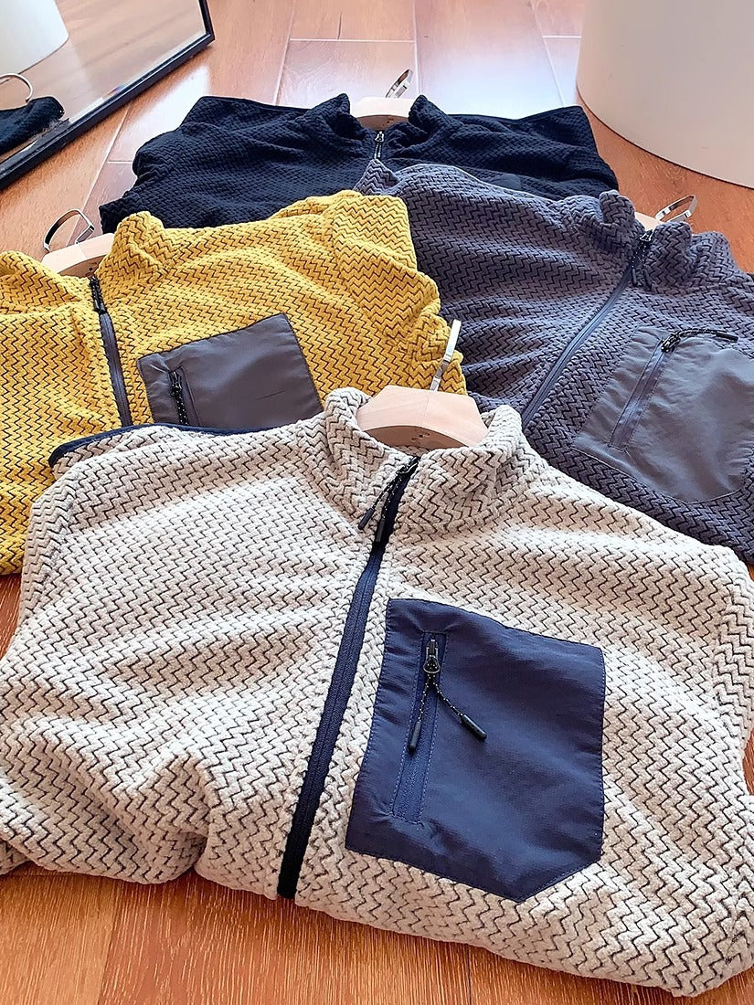 Damen Fleecejacke – durchgehender Reißverschluss zum Wandern