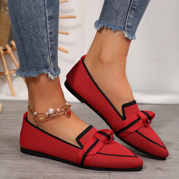Damen-Ballerinas mit bequemer, weiter Passform