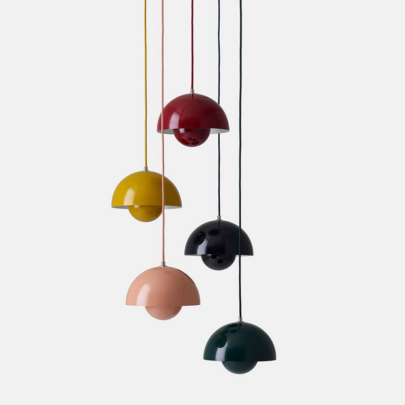 Rebolet | Frendorf – Macaron Pendelleuchte Halbkugel im nordischen Kuppel-Design