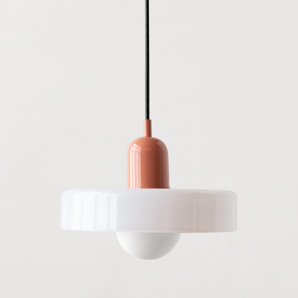 Rebolet | Bauhaus-Pendelleuchte aus farbigem Glas