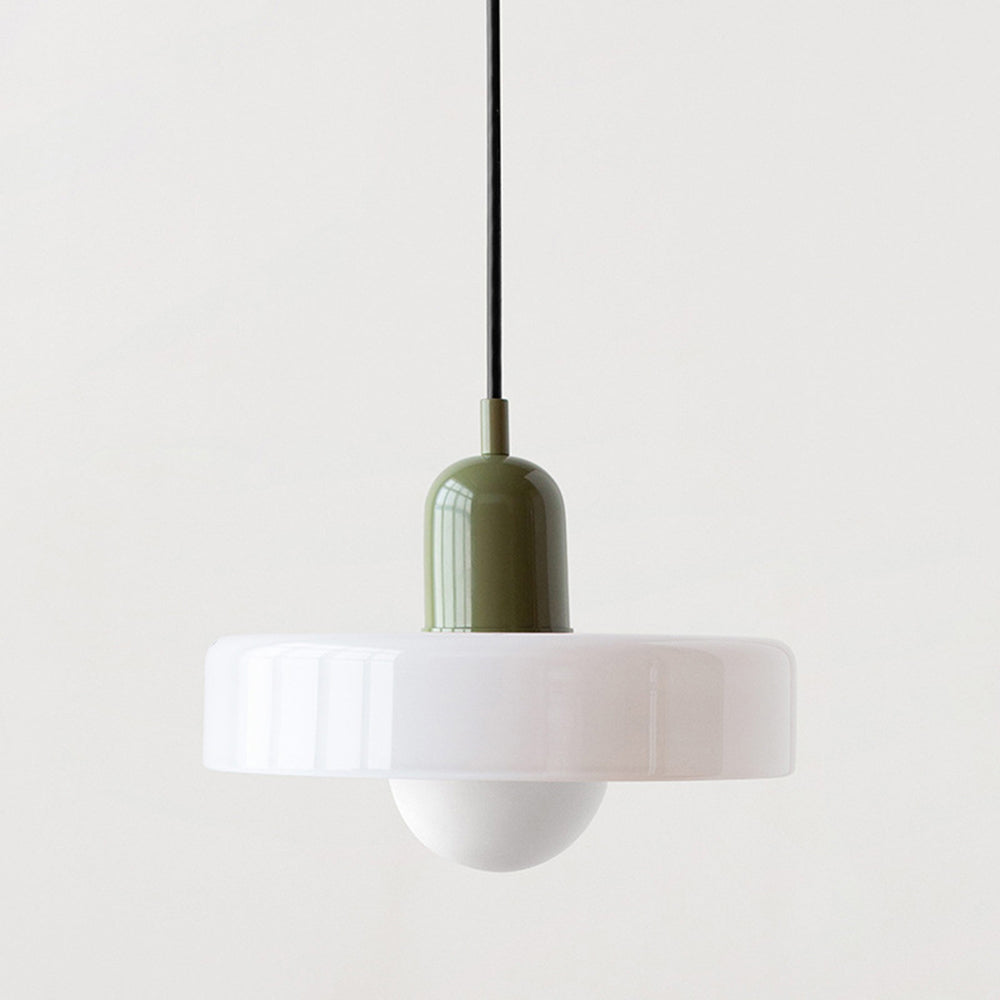 Rebolet | Bauhaus-Pendelleuchte aus farbigem Glas