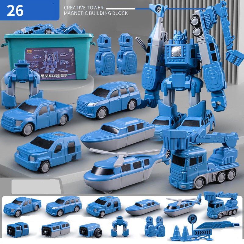Rebolet | Transformer Magnet Fahrzeuge Spielset