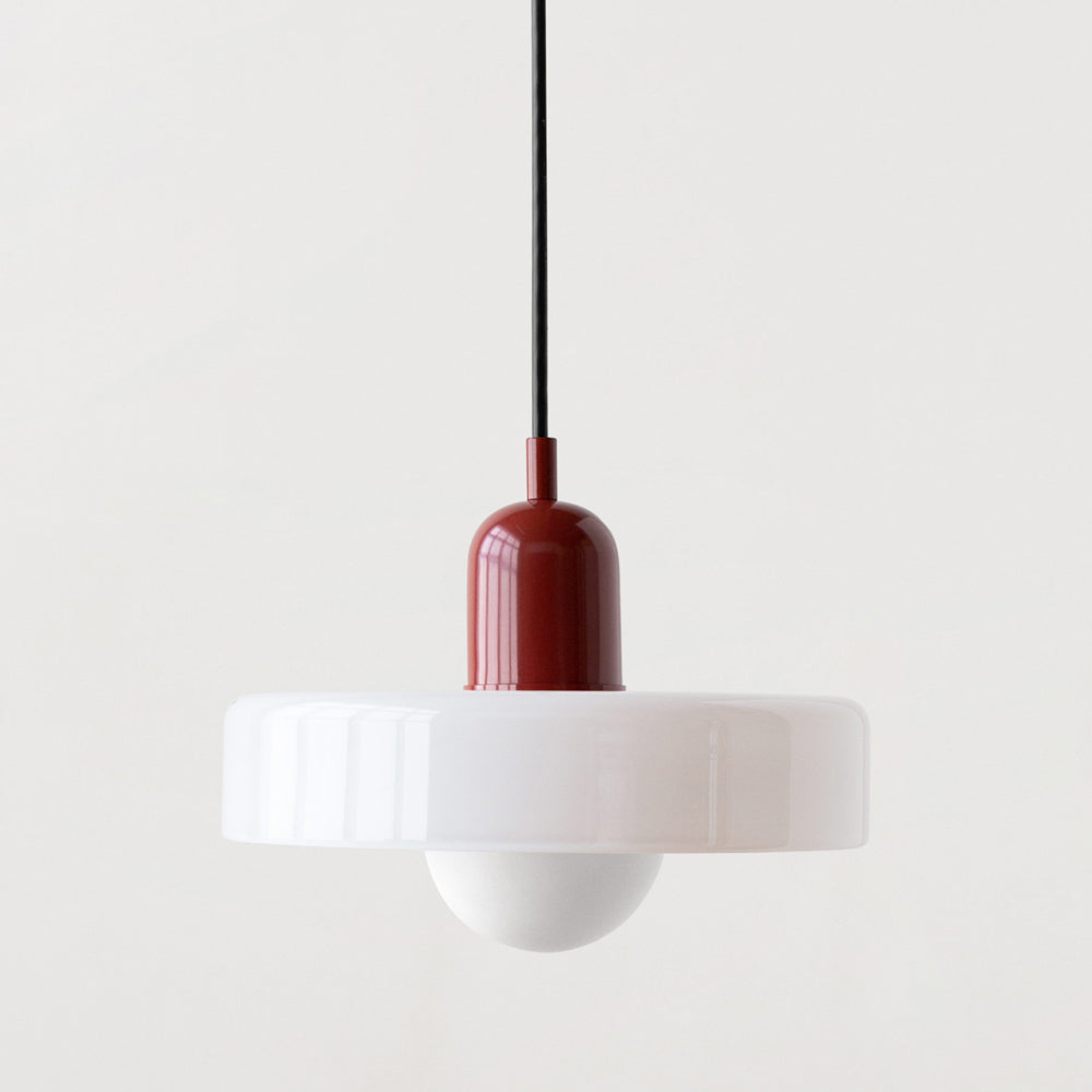 Rebolet | Bauhaus-Pendelleuchte aus farbigem Glas
