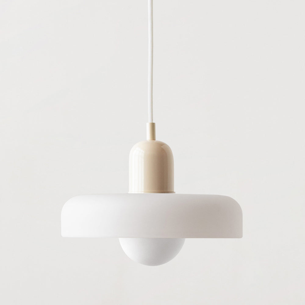 Rebolet | Bauhaus-Pendelleuchte aus farbigem Glas