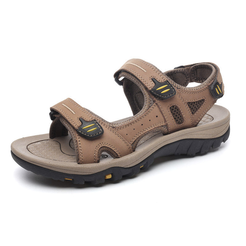 Herrensandalen mit breiter Zehenbox und Fußgewölbestütze