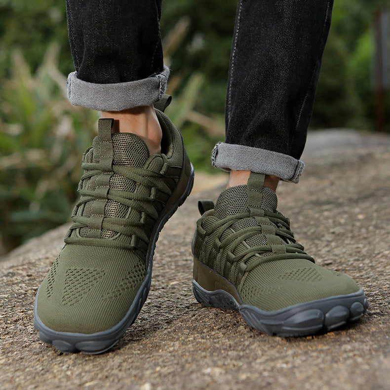 Barfuß-Gehschuhe Weit – atmungsaktiv mit griffiger Außensohle