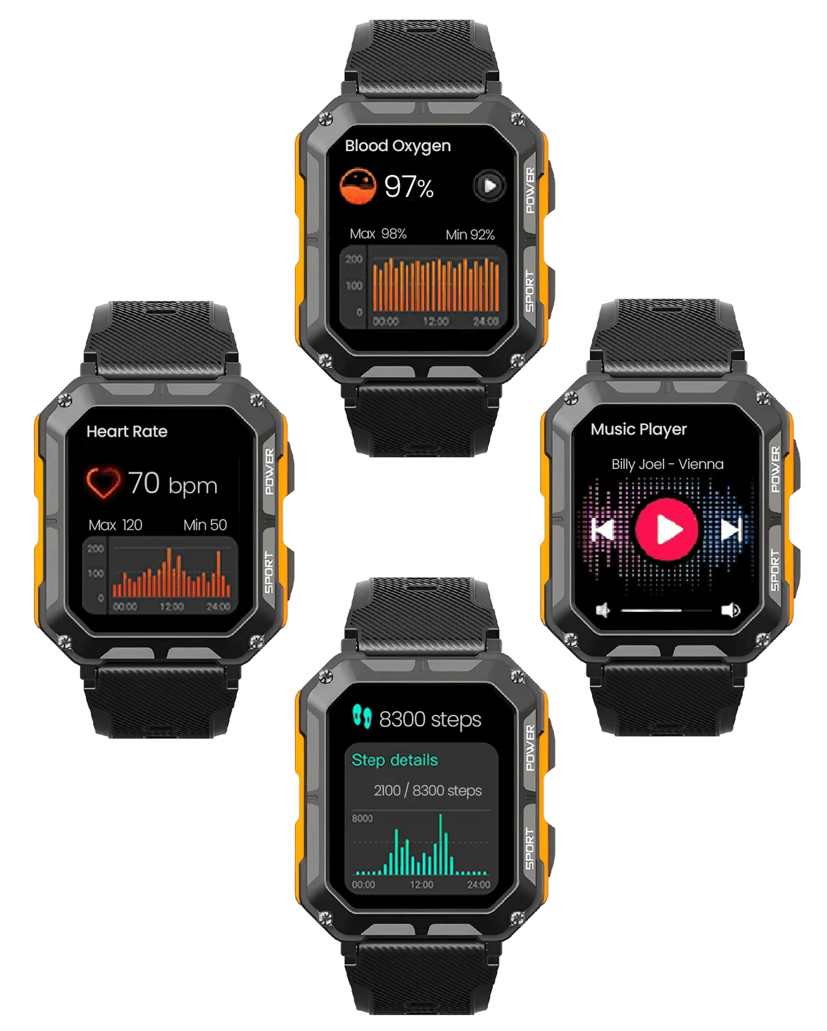 Robuste Smartwatch – langlebig für Outdoor und Alltag
