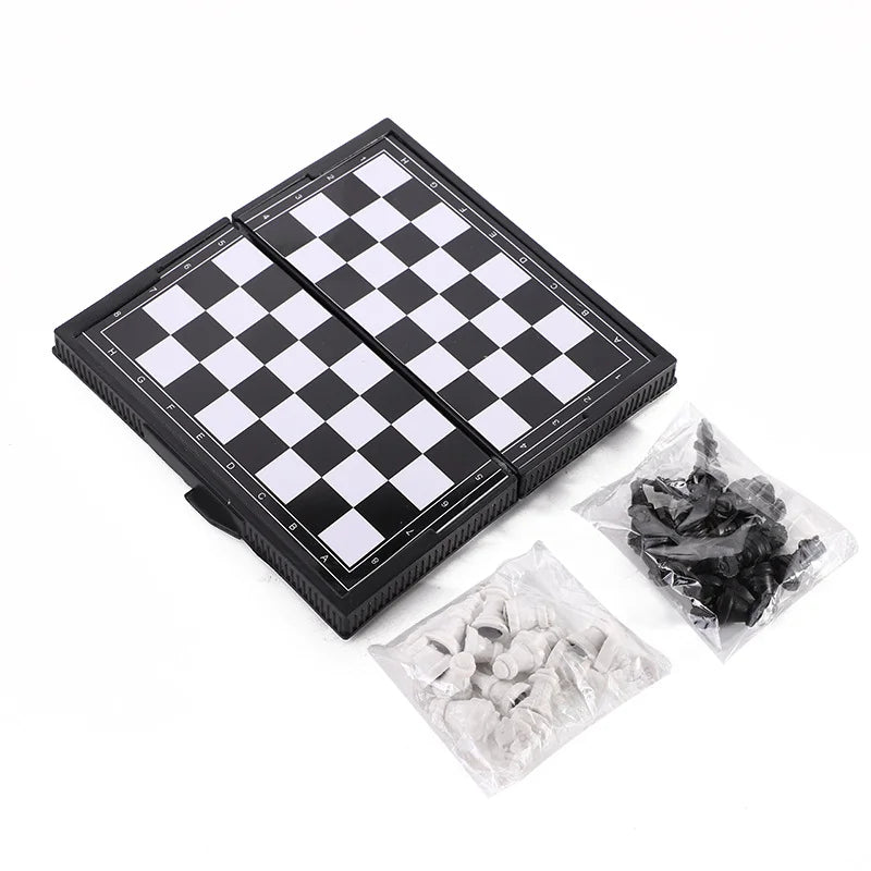 Rebolet | Thinkoro Magnetisches Schachspiel Kinder – Faltbares Lernspiel aus Kunststoff für Reisen & Zuhause
