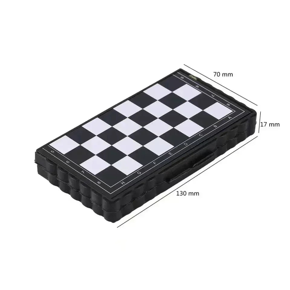 Rebolet | Thinkoro Magnetisches Schachspiel Kinder – Faltbares Lernspiel aus Kunststoff für Reisen & Zuhause
