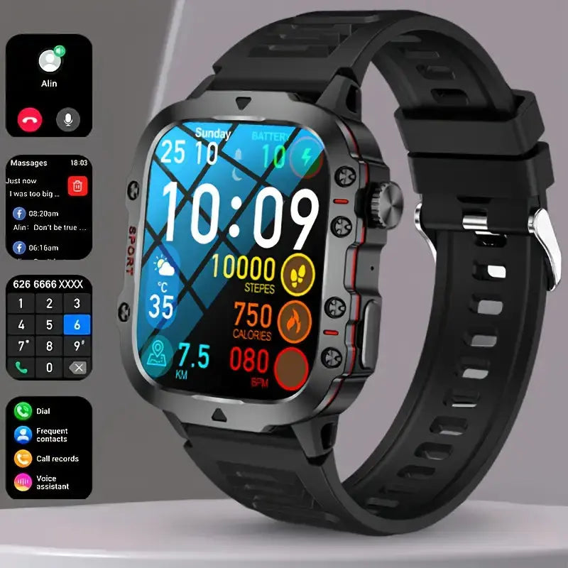 Outdoor-Smartwatch IB68 – wasserdicht für Training und Alltag