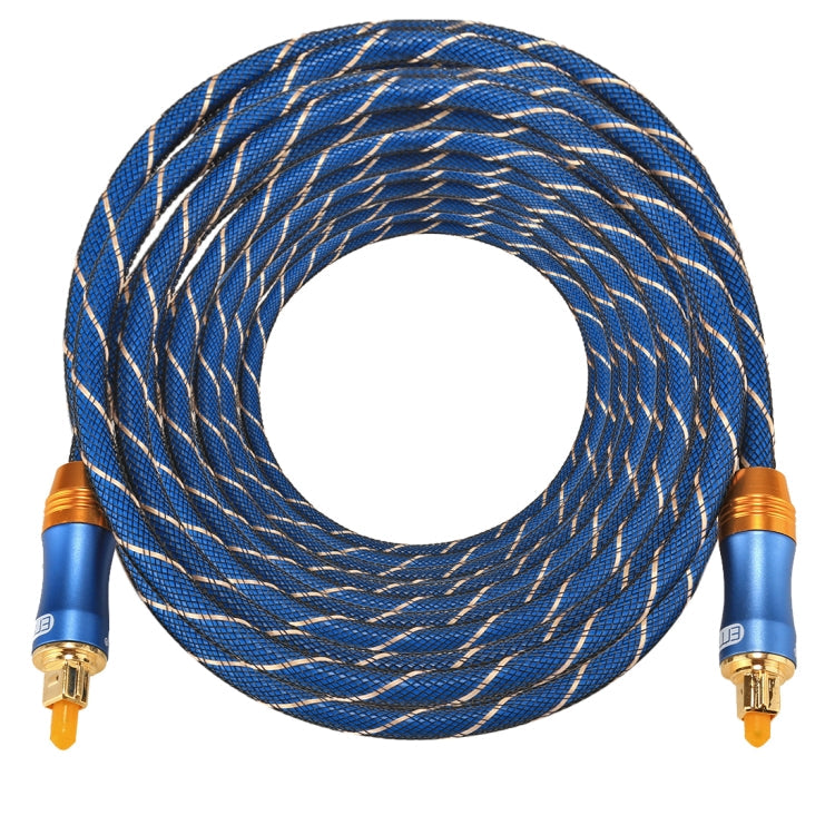 Rebolet | EMK LSYJ-A 10m OD6.0mm vergoldetes Metallkopf Toslink männlich zu männlich digitales optisches Audiokabel