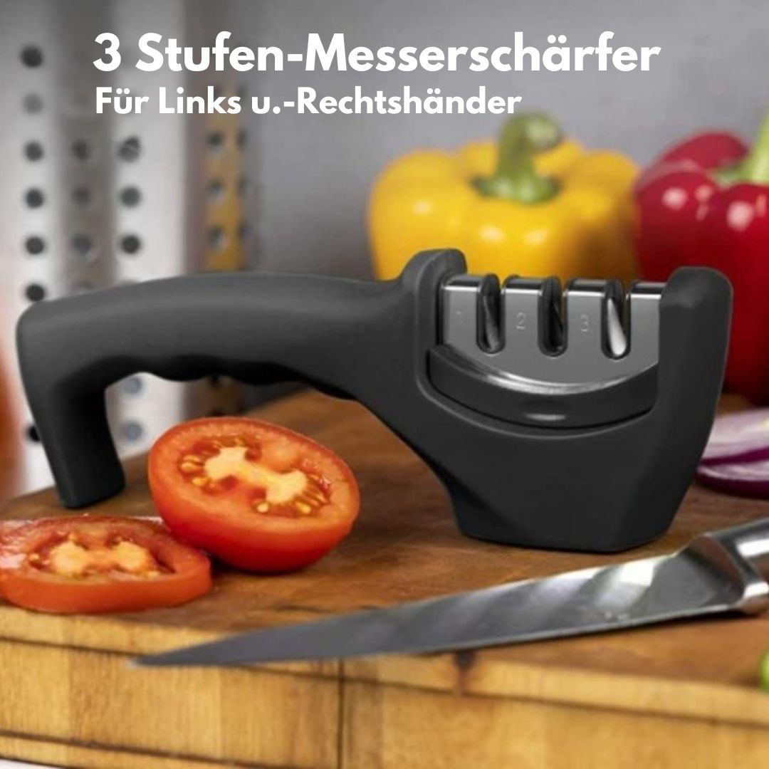 Rebolet | ProSharp - professioneller, Keramikstein-Messerschärfer mit 3 Stufen