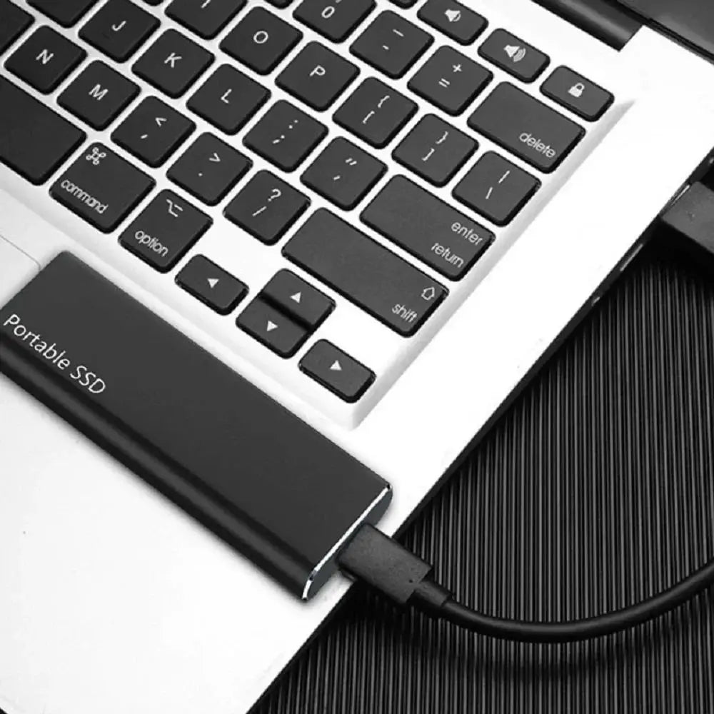 Tragbare externe SSD – Hochgeschwindigkeits Speicherlaufwerk aus Aluminium für schnelle Datenübertragung
