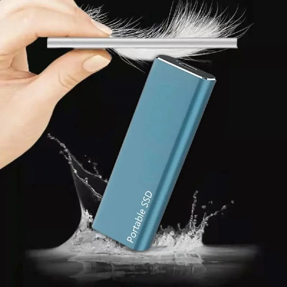 Tragbare externe SSD – Hochgeschwindigkeits Speicherlaufwerk aus Aluminium für schnelle Datenübertragung