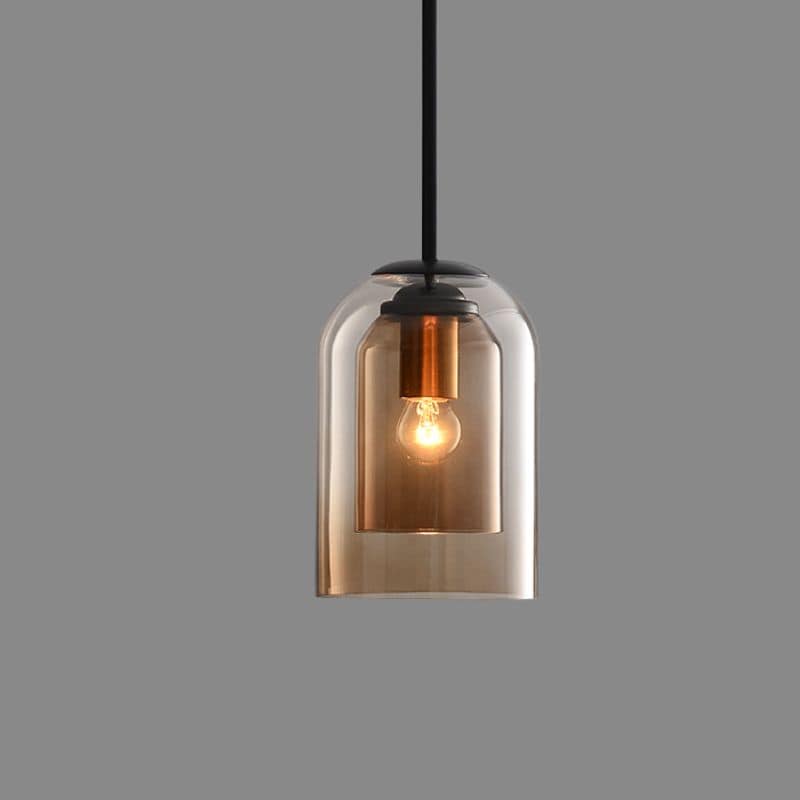 Rebolet | LumoVista – Pendelleuchte Doppelglas modern für Wohn- & Esszimmer