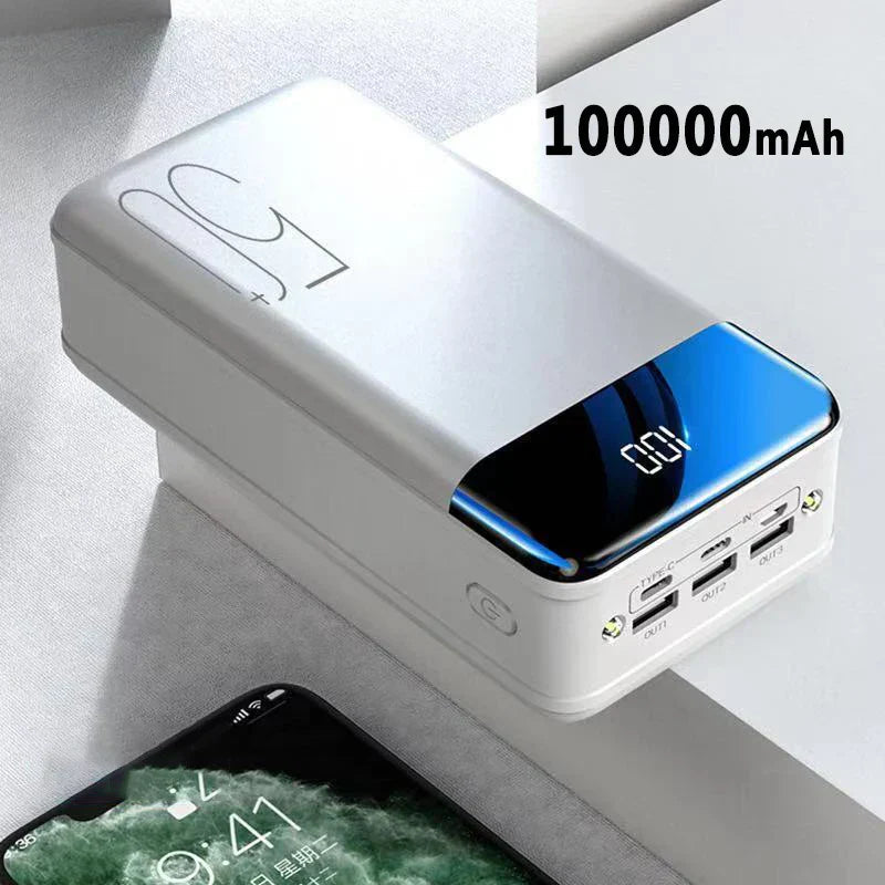 Rebolet | PowerBloc – Powerbank 50000 mAh Schnellladung – Outdoor & Notfall-Energie