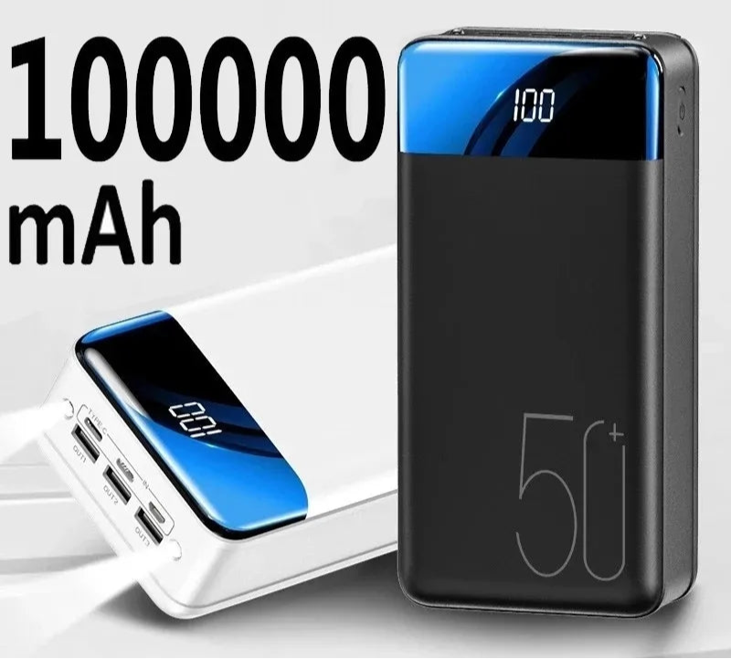 Rebolet | PowerBloc – Powerbank 50000 mAh Schnellladung – Outdoor & Notfall-Energie