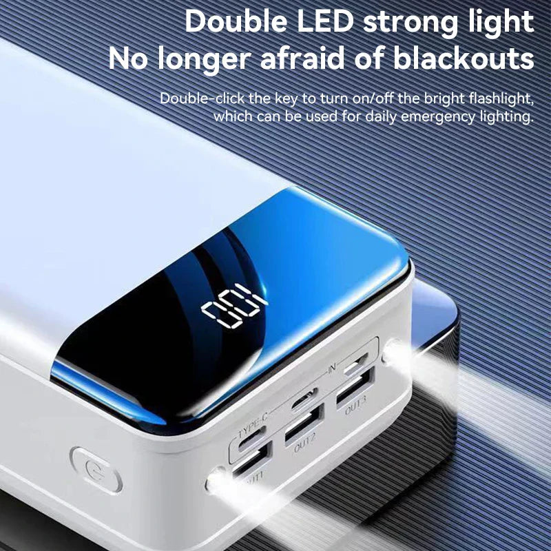 Rebolet | PowerBloc – Powerbank 50000 mAh Schnellladung – Outdoor & Notfall-Energie