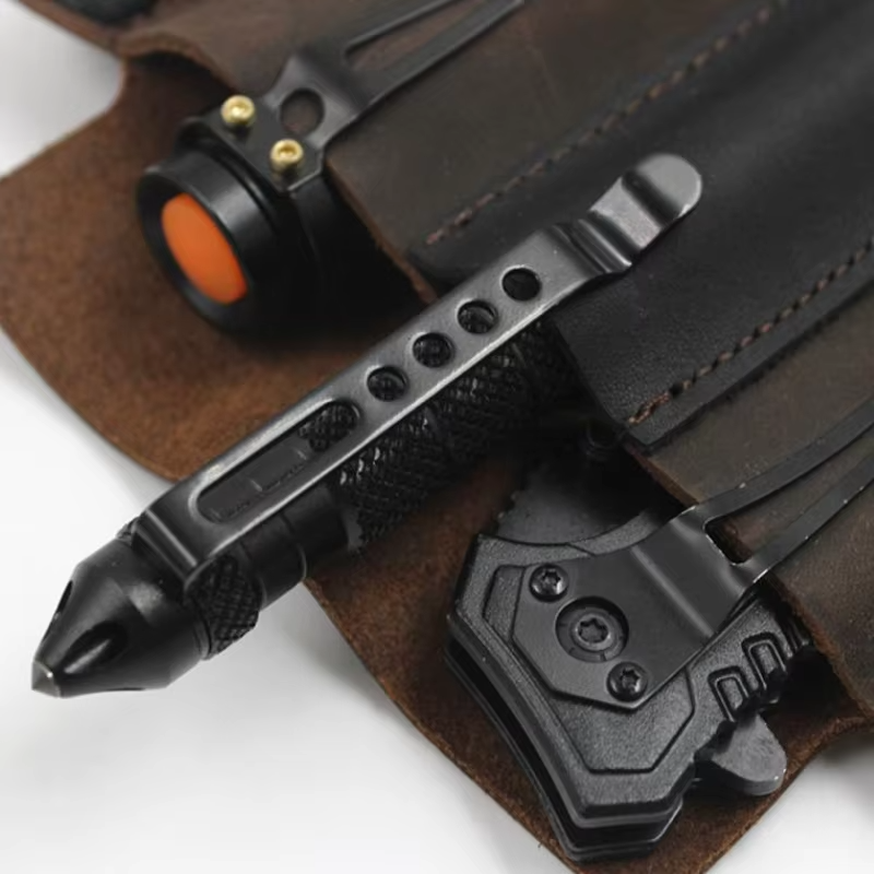 Echtleder-Multitool-Etui – EDC-Gürteltasche