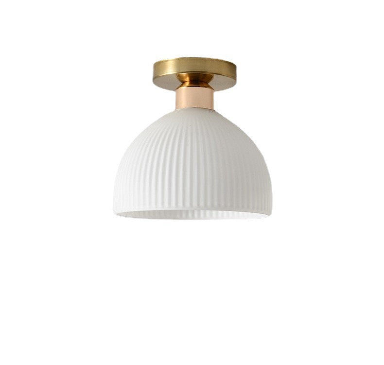 Rebolet| LumaDome Moderne Deckenleuchte aus Milchglas | Elegantes Design | Perfekt für Wohnräume