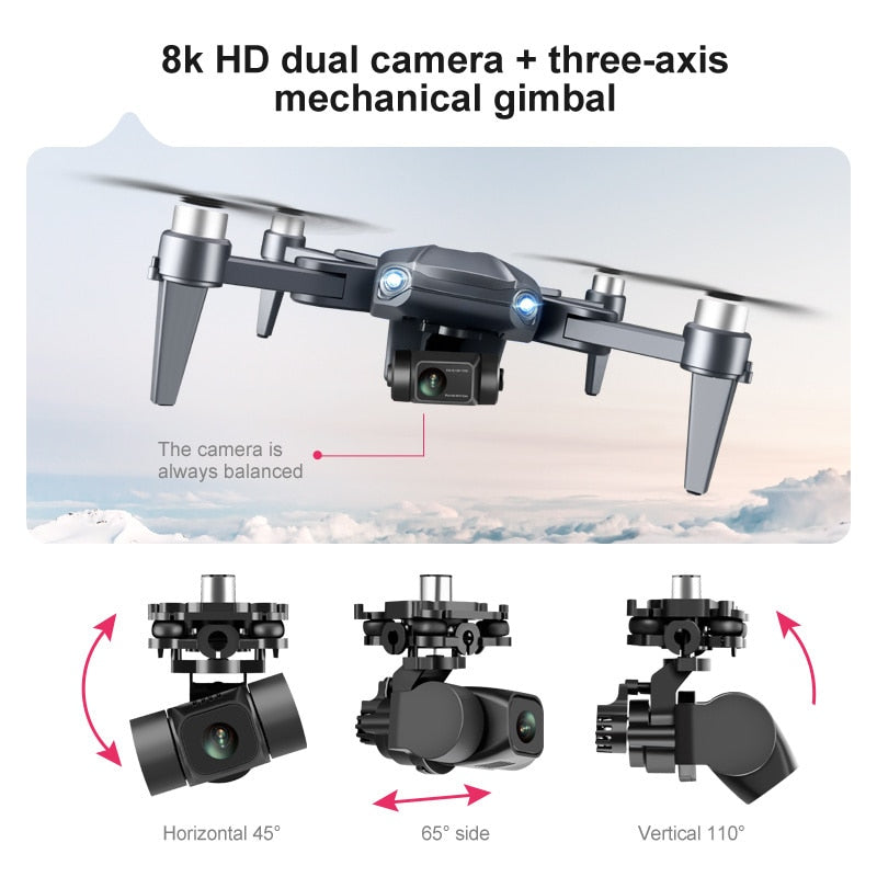 Emi and June | RG109 Pro Drohne – 8K Dualkamera, GPS & bürstenlose Motoren