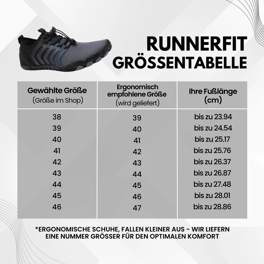 Rebolet | RunnerFit - ergonomischer, wasserdichter & rutschfester Barfußschuh