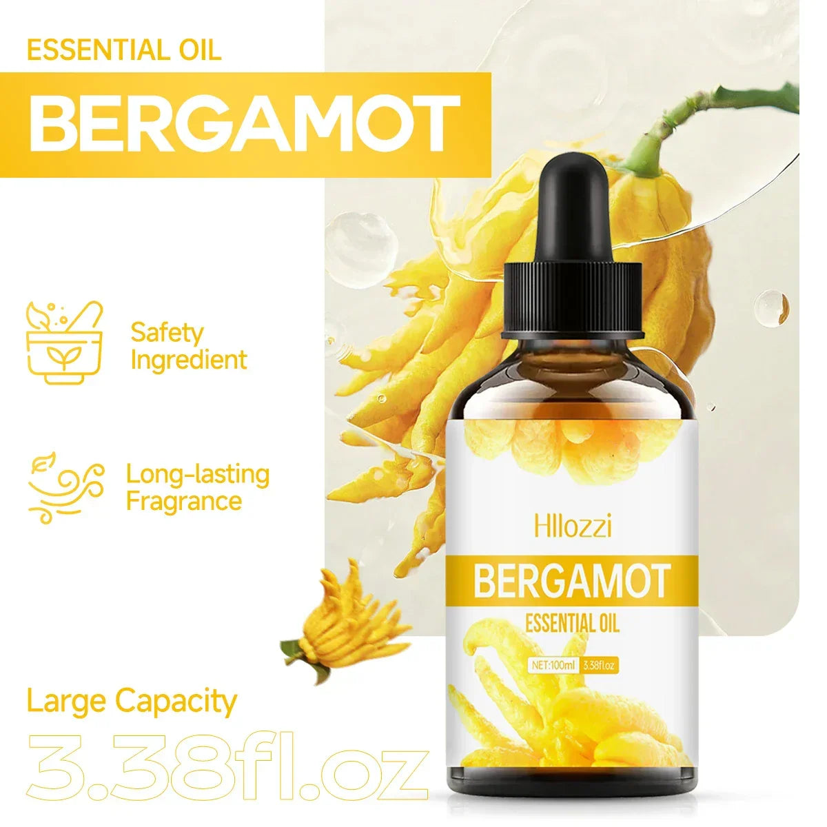 ™ Bergamotte ätherisches Öl, Premium, Haarpflege, Haut & Diffuser
