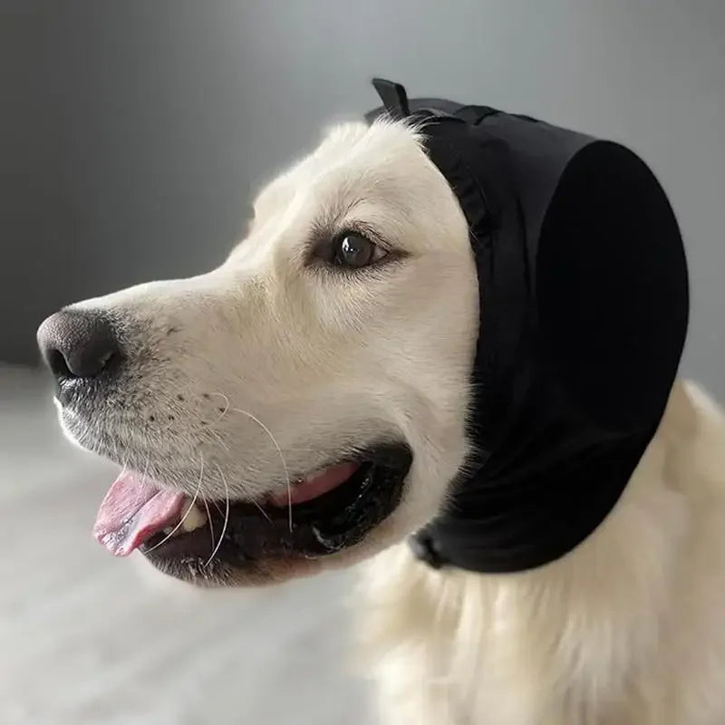 Rebolet | Geräuschdämpfende Hundeohrenschützer | Bequemes, atmungsaktives Polyester zur Linderung von Ängsten bei Feuerwerk und Gewittern