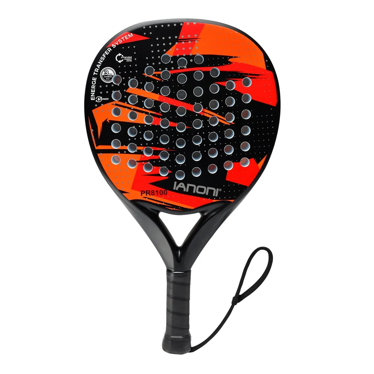 Carbon Pro Padel Schläger, leicht, langlebig, EVA Kern für Präzision & Kraft