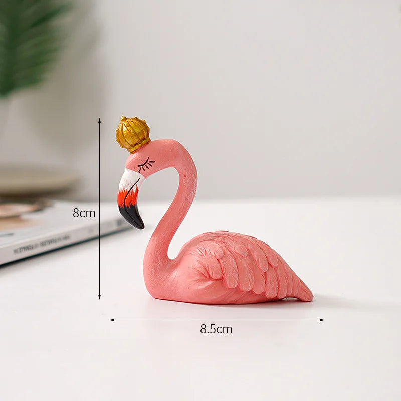 Rebolet| Flamingo-Figur aus Harz moderne Dekoration