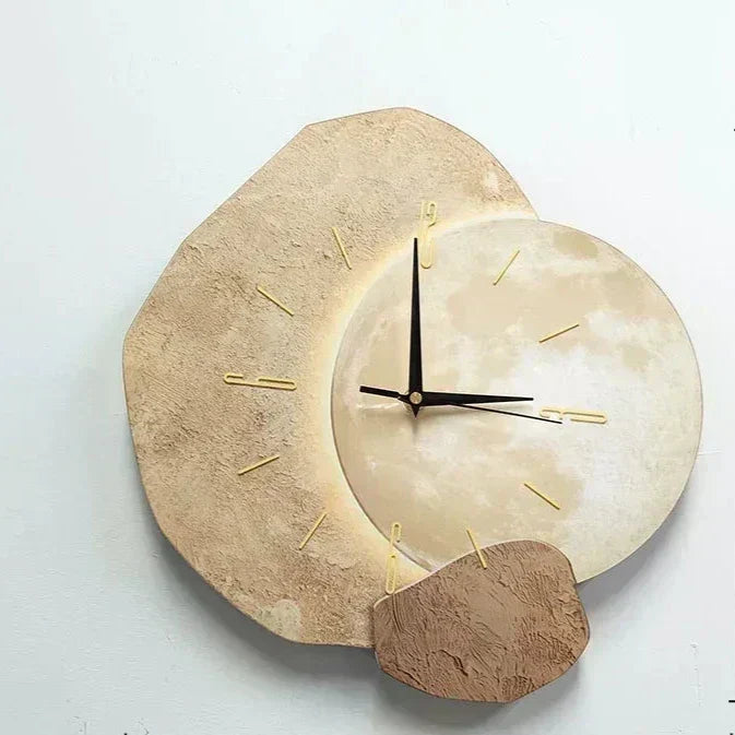 Rebolet| Moderne Wanduhren für Wohnzimmer – Elegante und Ästhetische Uhr mit Leise Funktion
