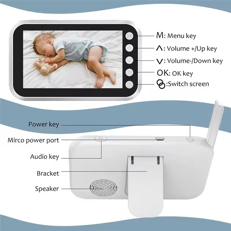 Rebolet | Intelligentes Babyphone mit HD-Kamera, Nachtsicht & App-Steuerung