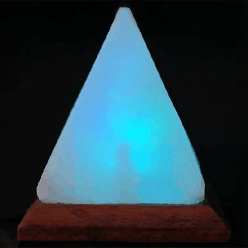™ Himalaya Kristallsalzlampe USB LED Pyramide, Luftreiniger & Stimmung