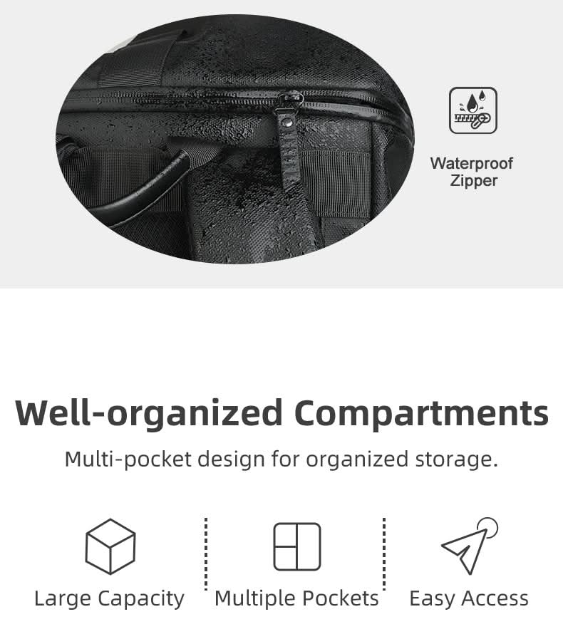 Rebolet | Erweiterbarer Outdoor-Rucksack mit großem Volumen & Laptopfach