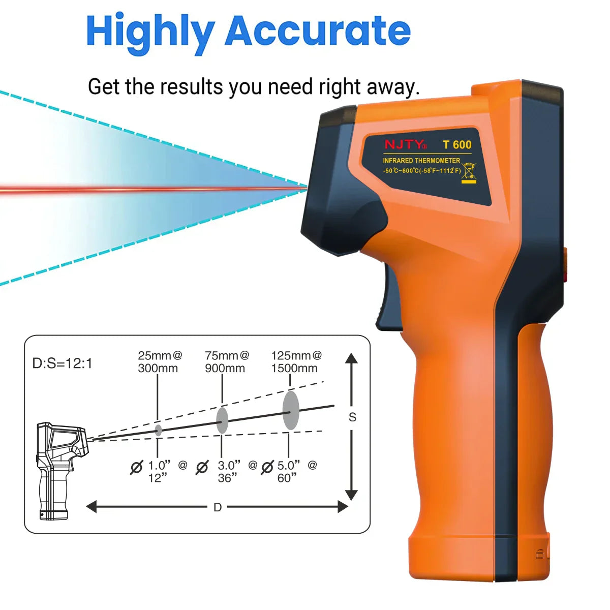 Rebolet | Laser-Infrarot-Thermometer