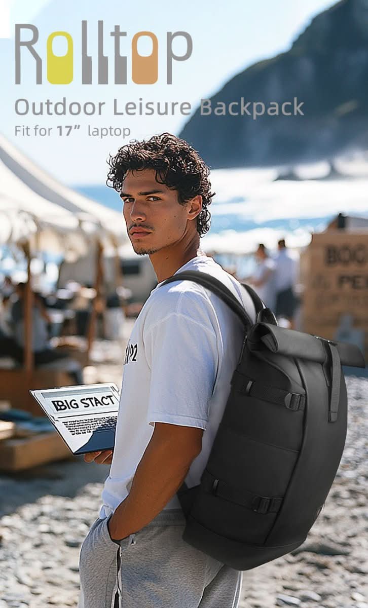 Rebolet | Erweiterbarer Outdoor-Rucksack mit großem Volumen & Laptopfach