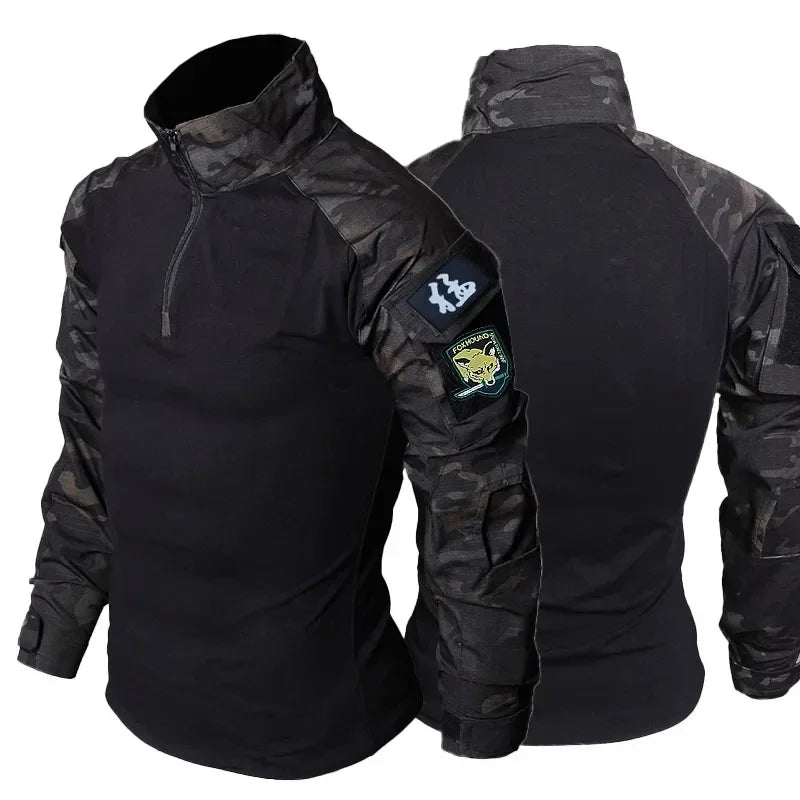 Herren Tactical-Uniform-Set mit Jacke, Shirt und Cargohose