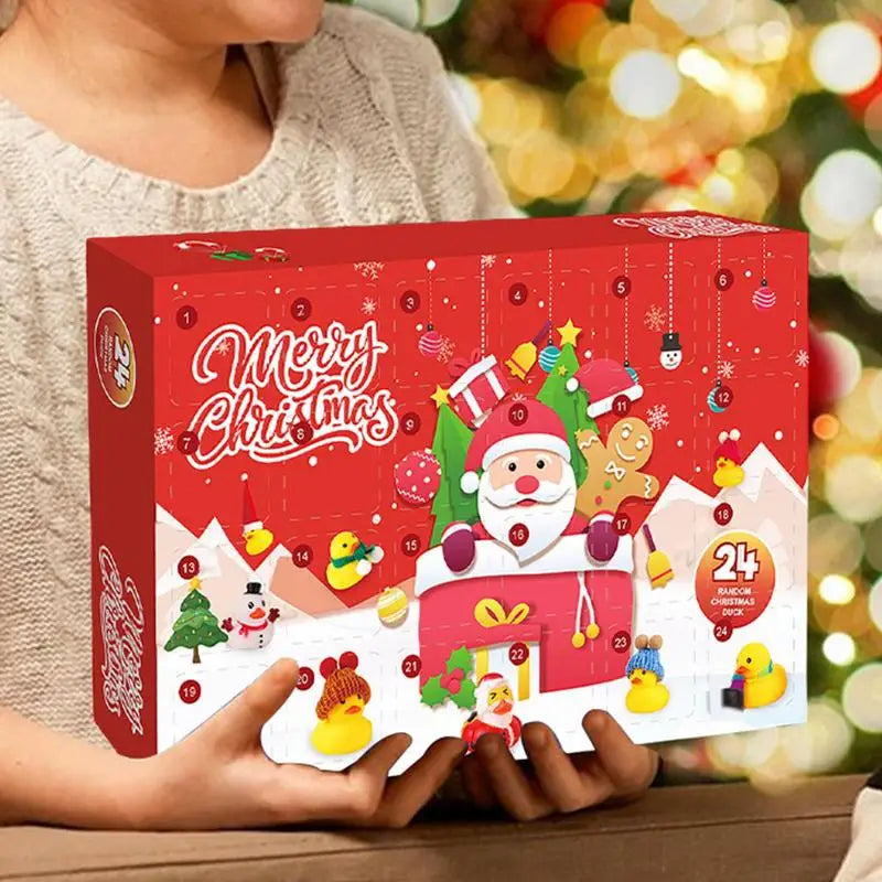 Rebolet | QuackJoy – Gummi-Enten Adventskalender mit 24 Designs – Weihnachten 2025