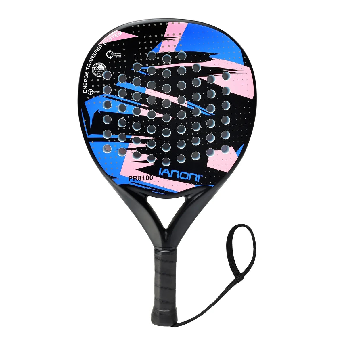 Carbon Pro Padel Schläger, leicht, langlebig, EVA Kern für Präzision & Kraft
