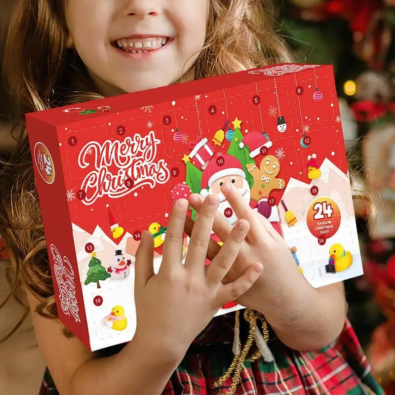 Rebolet | QuackJoy – Gummi-Enten Adventskalender mit 24 Designs – Weihnachten 2025