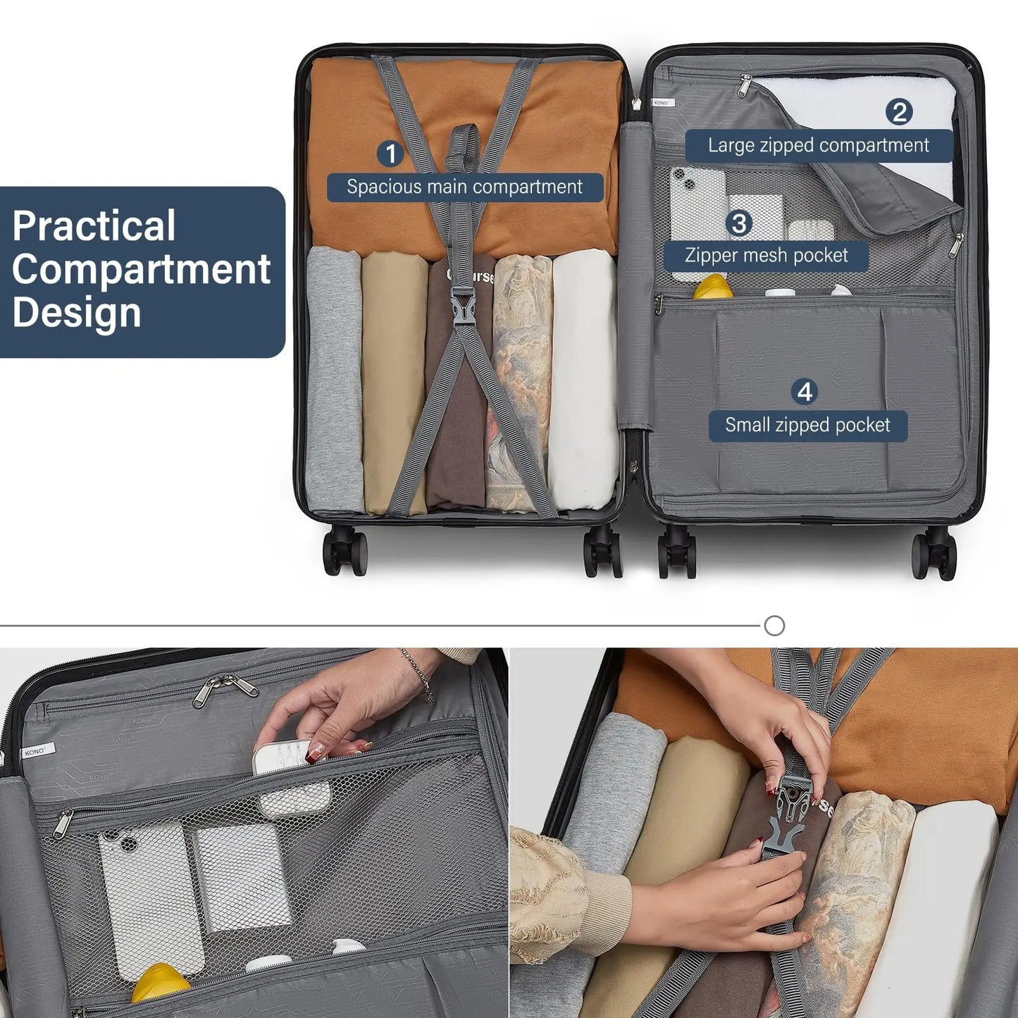 Rebolet | Hartschalen-Koffer – Denver
