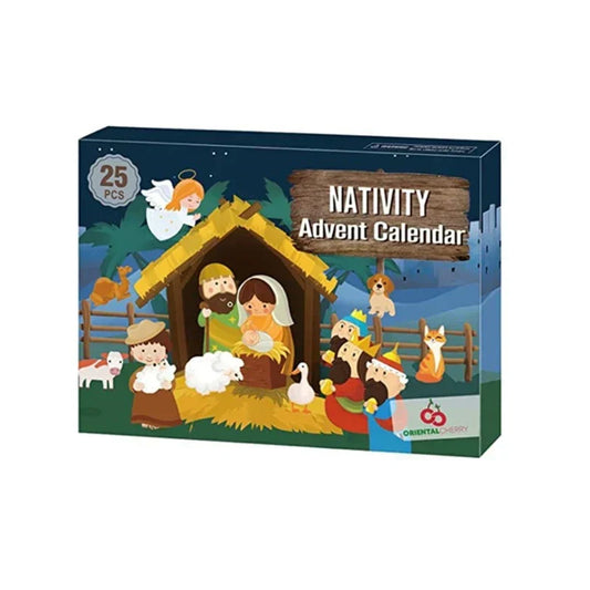 Rebolet | HolyTradition – Krippen-Adventskalender mit 24 Harzminiaturen