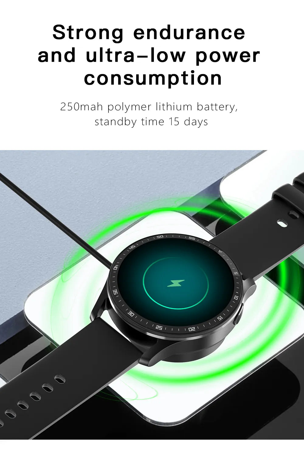 Rebolet | Zwei in Eins Smartwatch mit Bluetooth-Ohrhörern