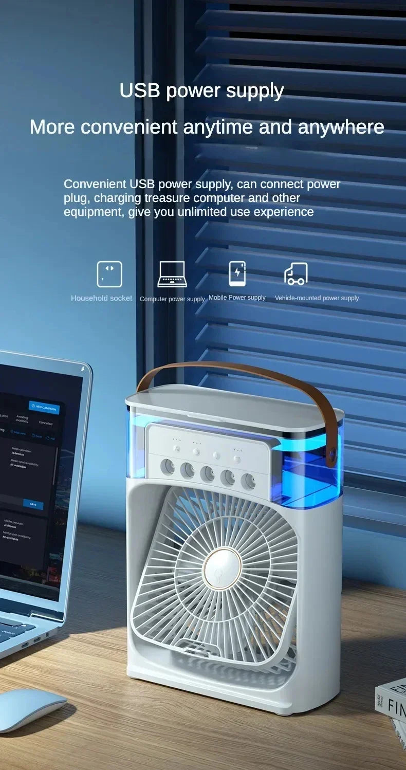 | AirMist Pro Desktop Luftbefeuchter Ventilator