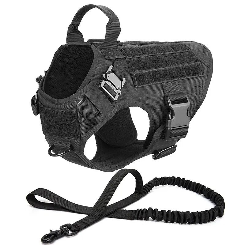 Robustes Tactical No-Pull Hundegeschirr-Set