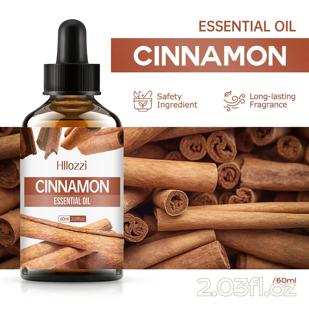 ™ Zimt ätherisches Öl, 100% rein, Aromatherapie, Diffuser & Massage