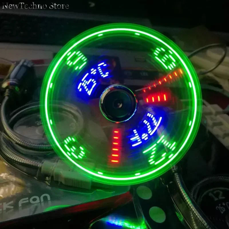 Rebolet | USB LED Fan Uhr