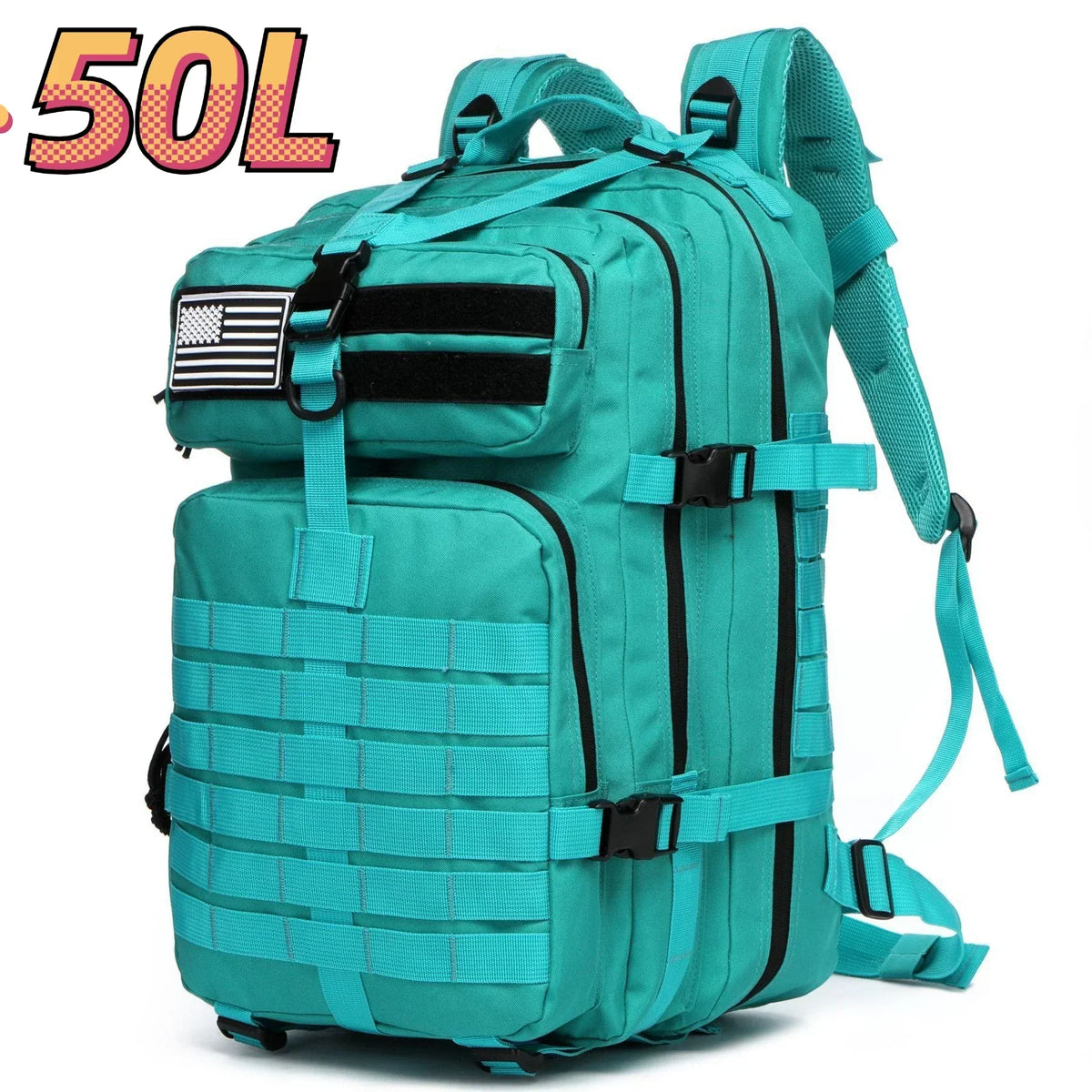 Wasserdichter Trekking-Rucksack – großes Fassungsvermögen